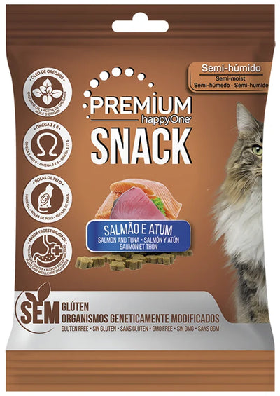 Snack Happy One Premium Gato - Salmón y Atún