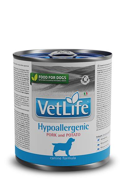 Vet Life Dog Hypoallergenic Wet Pork