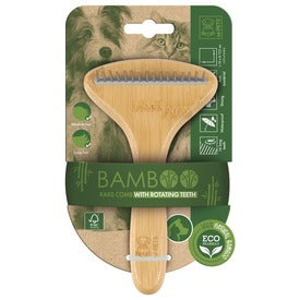 Rastrillo para Perros y Gatos Bamboo