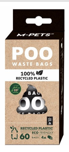 Natural Eco Poo Hygienic Bags - Pack 8 units.