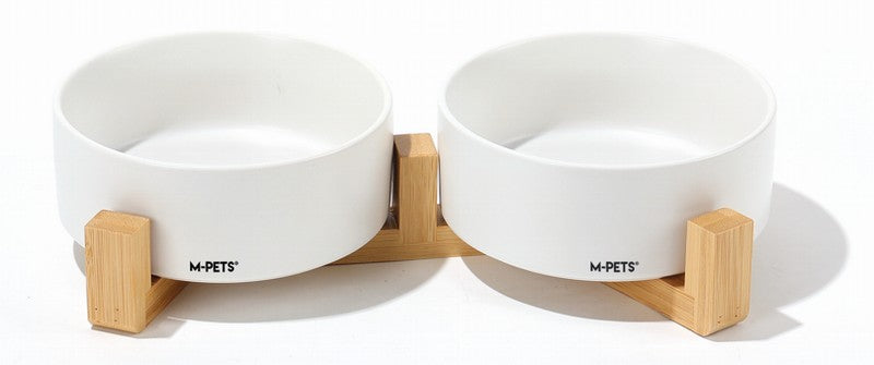 Ceramic and Bamboo Feeder