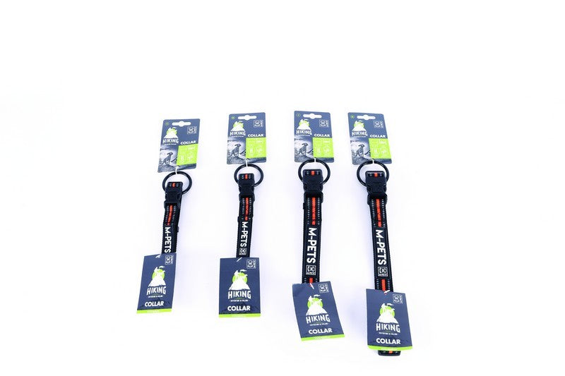 M-Pets Hiking Collar Orange-Black