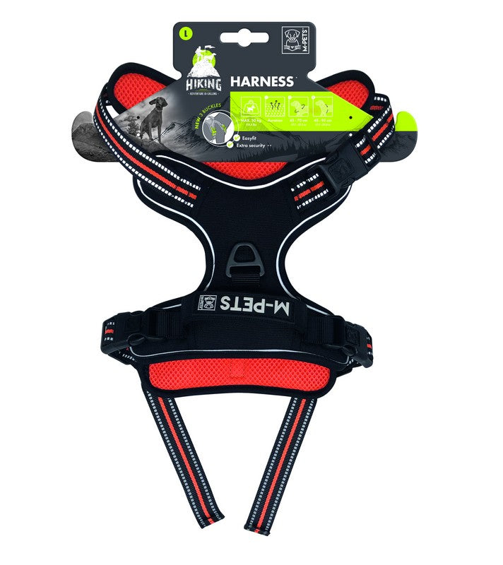 Arnés Hiking M-Pets Rojo