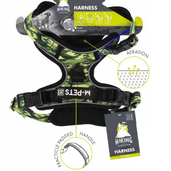 Arnés Hiking M-Pets Camuflaje