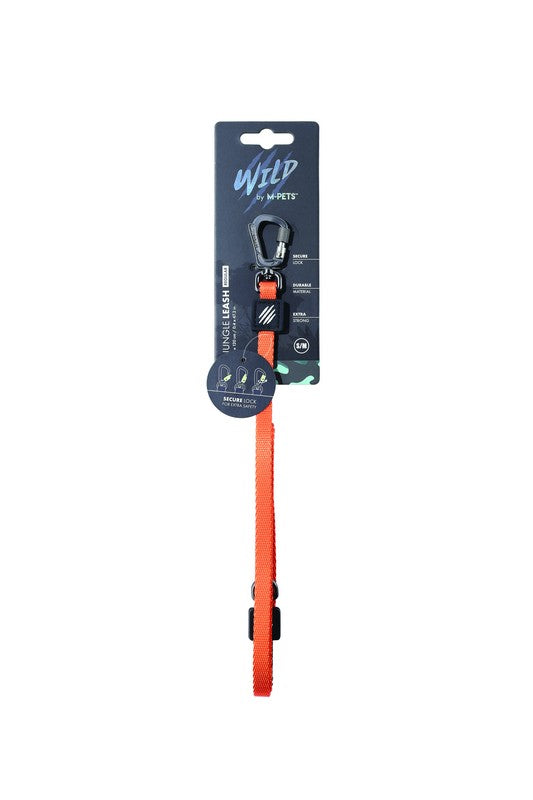 Wild Jungle Regular M-Pets Leash - Orange