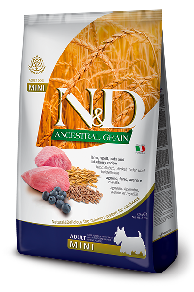 N&D Dog Ancestral Mini Cordero & Arándanos