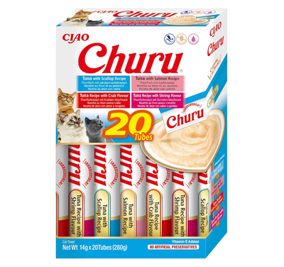 CHURU Cat Mega Pack Tuna with Seafood 20 units