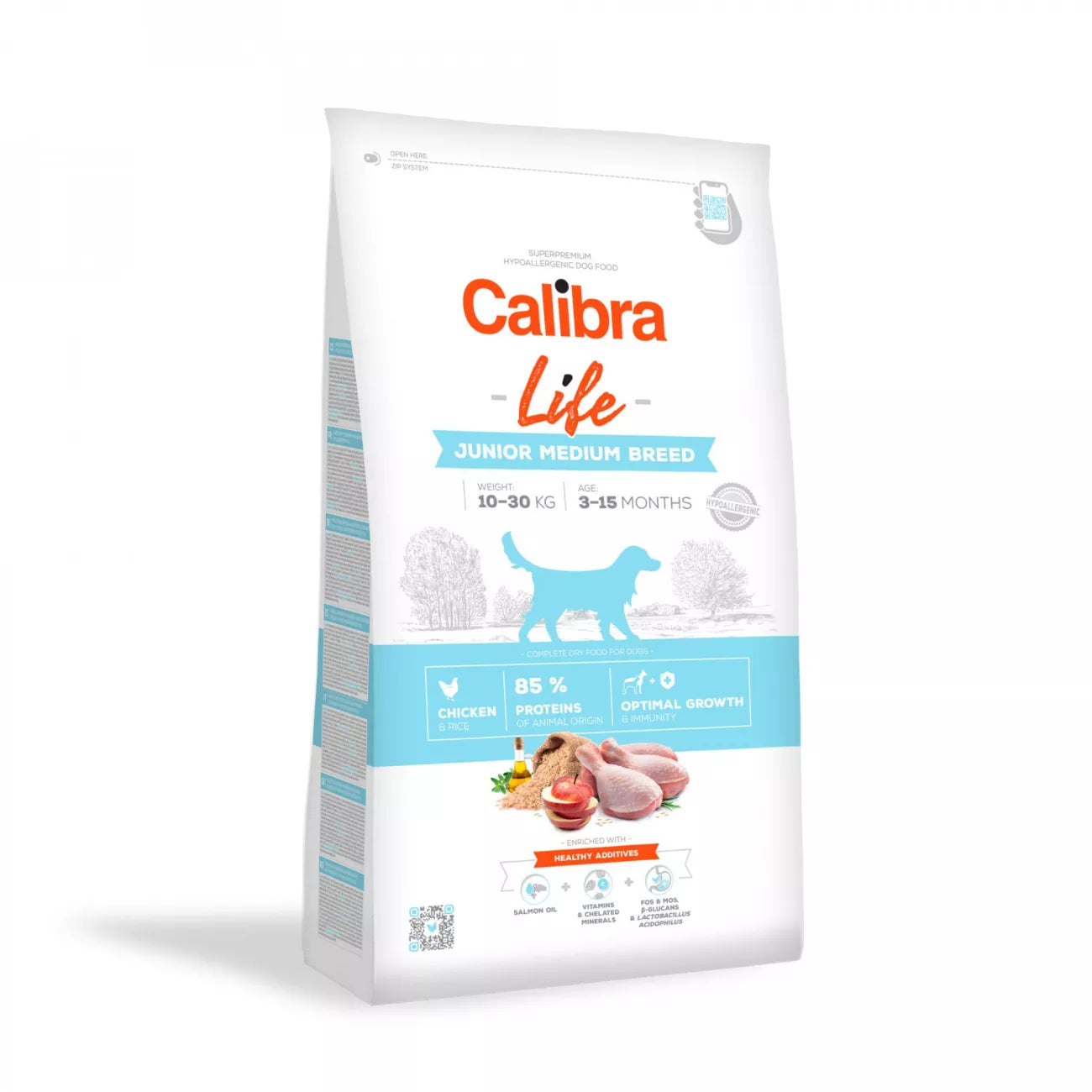 Calibra Dog Life Junior Medium Breed Chicken - 2.5Kg