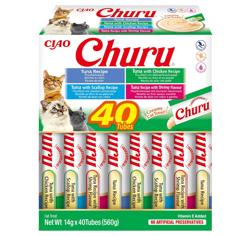 CHURU Cat Mega Pack 40 uds