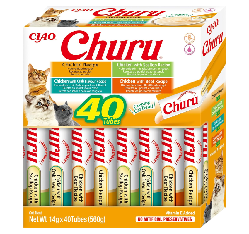 CHURU Cat Mega Pack 40 uds