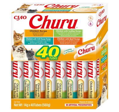 CHURU Cat Mega Pack 40 units