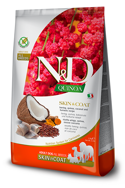 N&D Dog Quinoa Skin & Coat - Herrings & Coconut