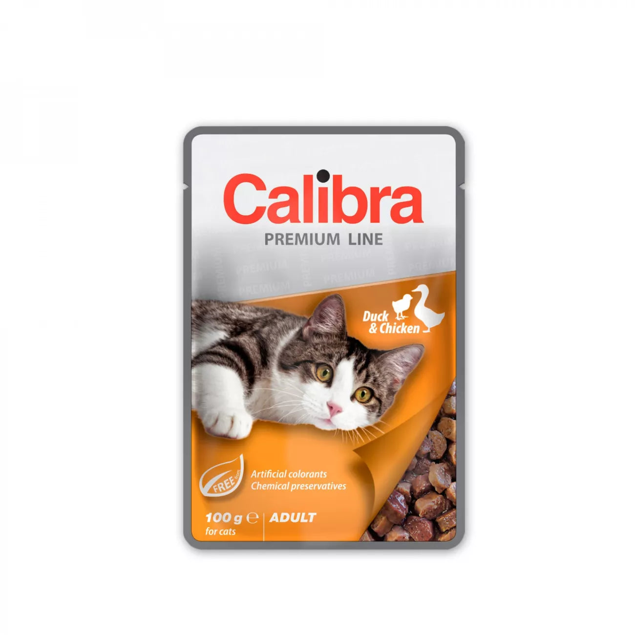 Calibra Premium Cat Pouch Duck and Chicken