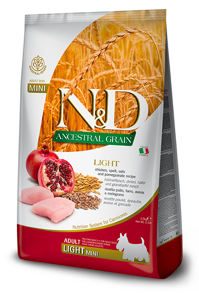 N&D Dog Ancestral Mini Light Pollo & Granada