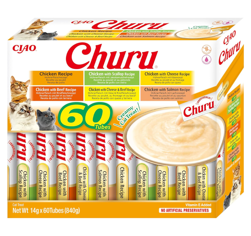 CHURU Cat Mega Pack 60 uds