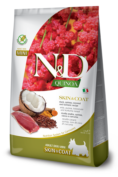 N&D Dog Quinoa Skin & Coat Mini - Pato & Coconut