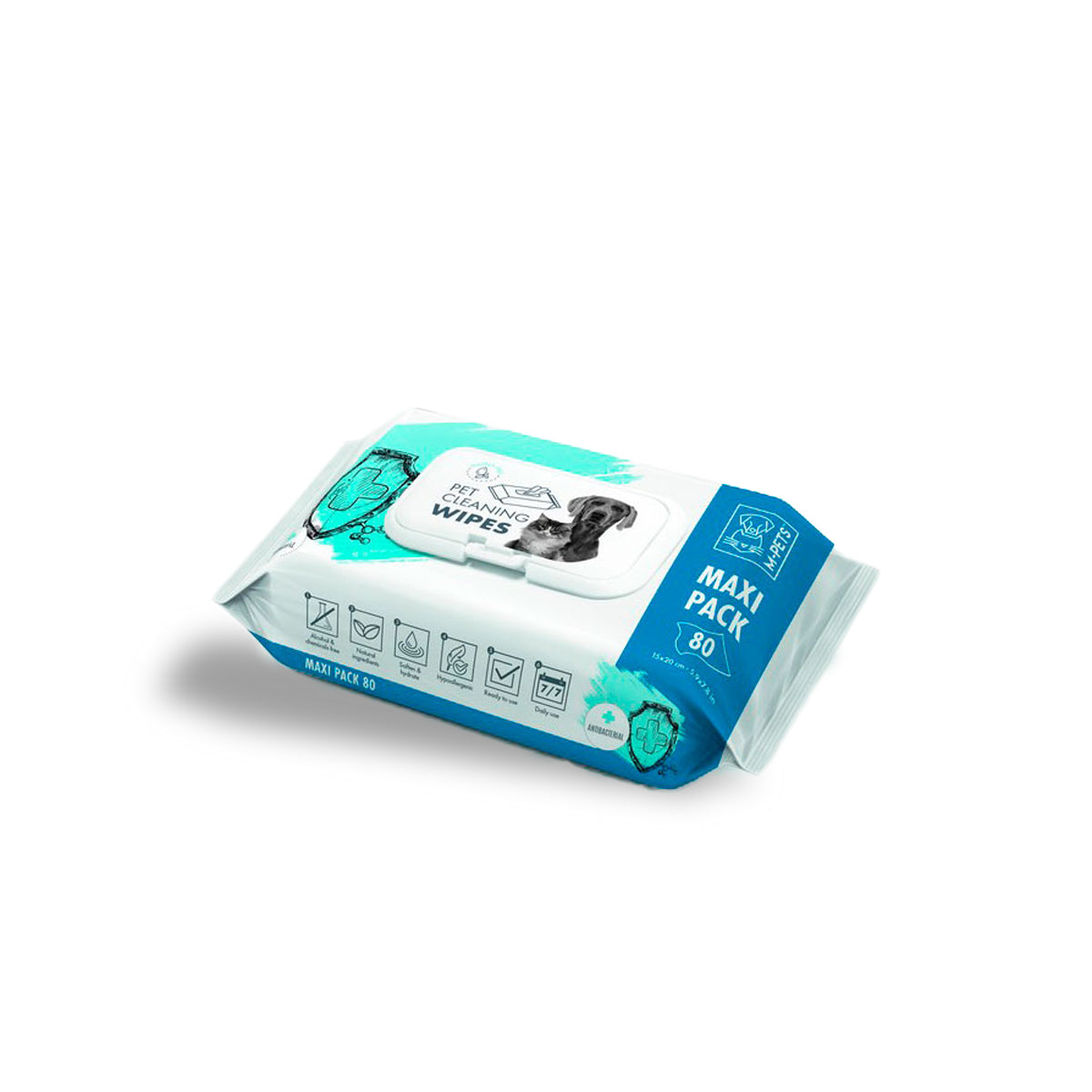 M-Pets Antibacterial Wipes with Chlorhexidine