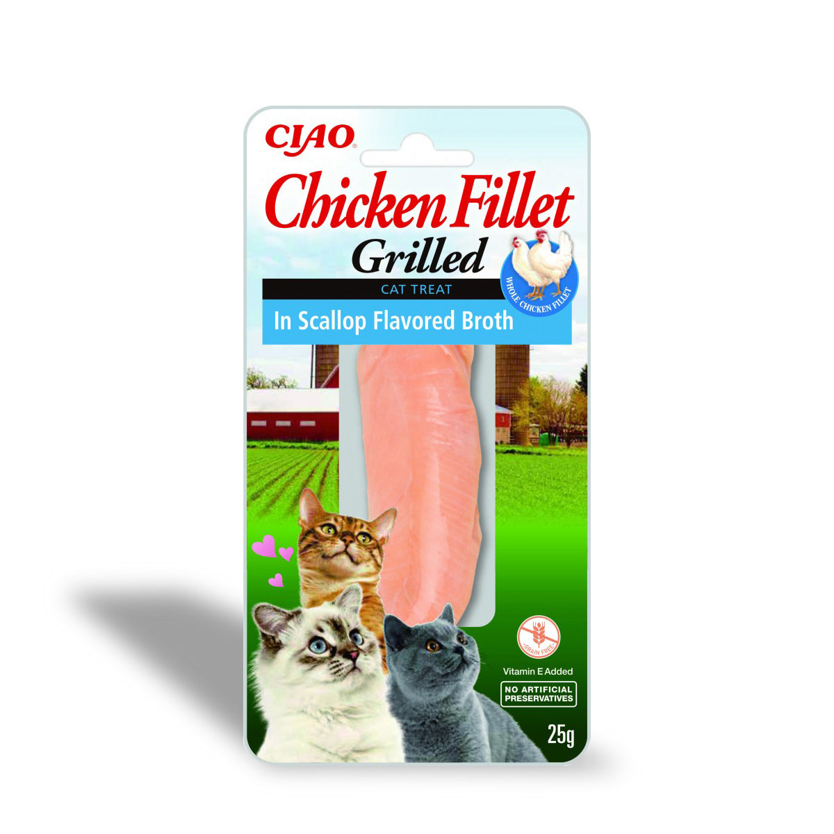 CHURU Cat Fillet - Pollo en Caldo de Vieiras