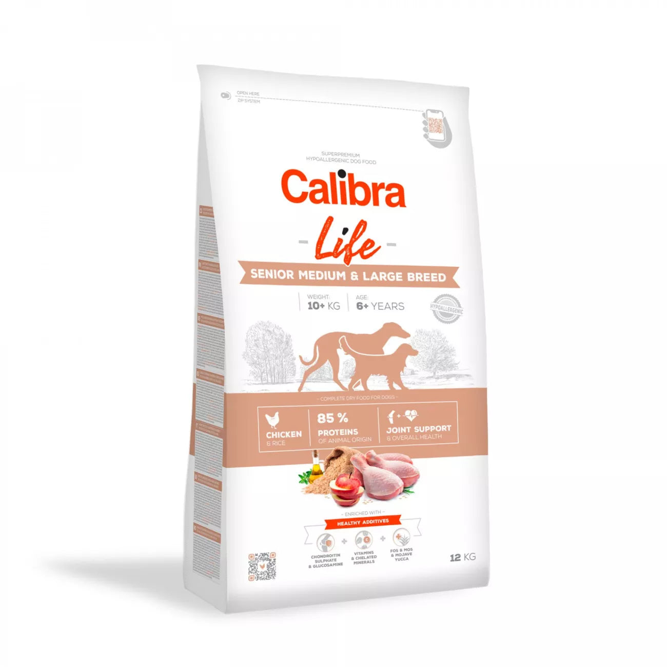 Calibra Dog Life Senior Medium & Large Chicken - 12Kg