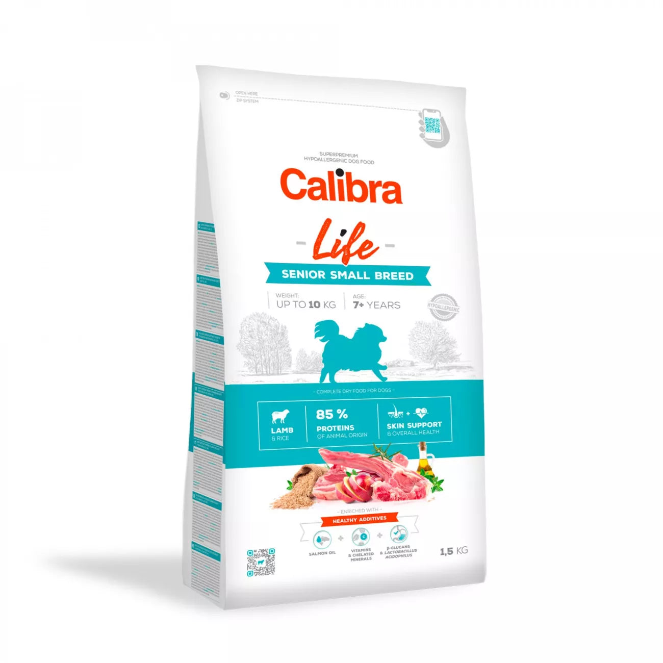 Calibra Dog Life Senior Small Breed Lamb - 1.5Kg