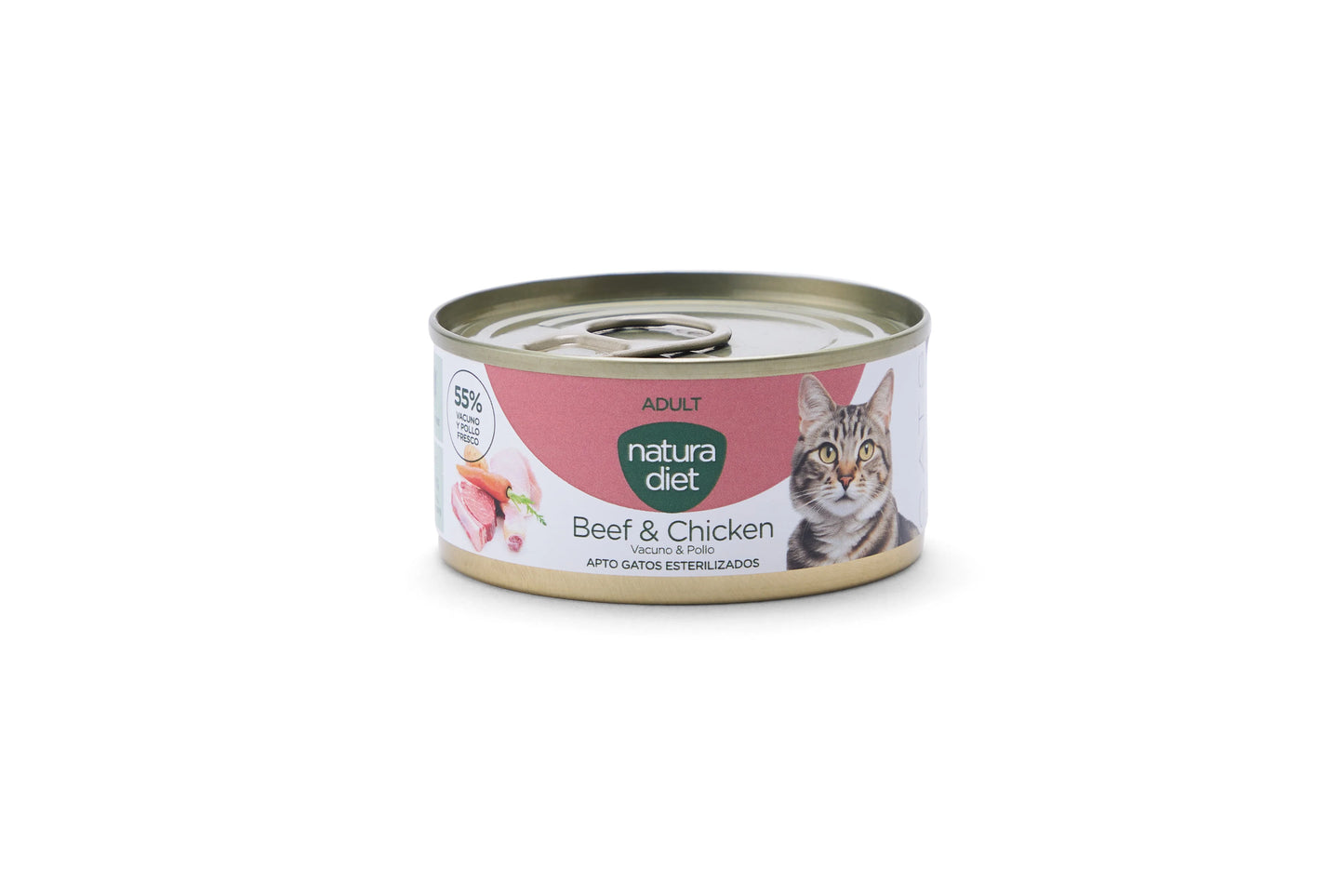 Natura Diet Cat Húmedo Ternera y Pollo