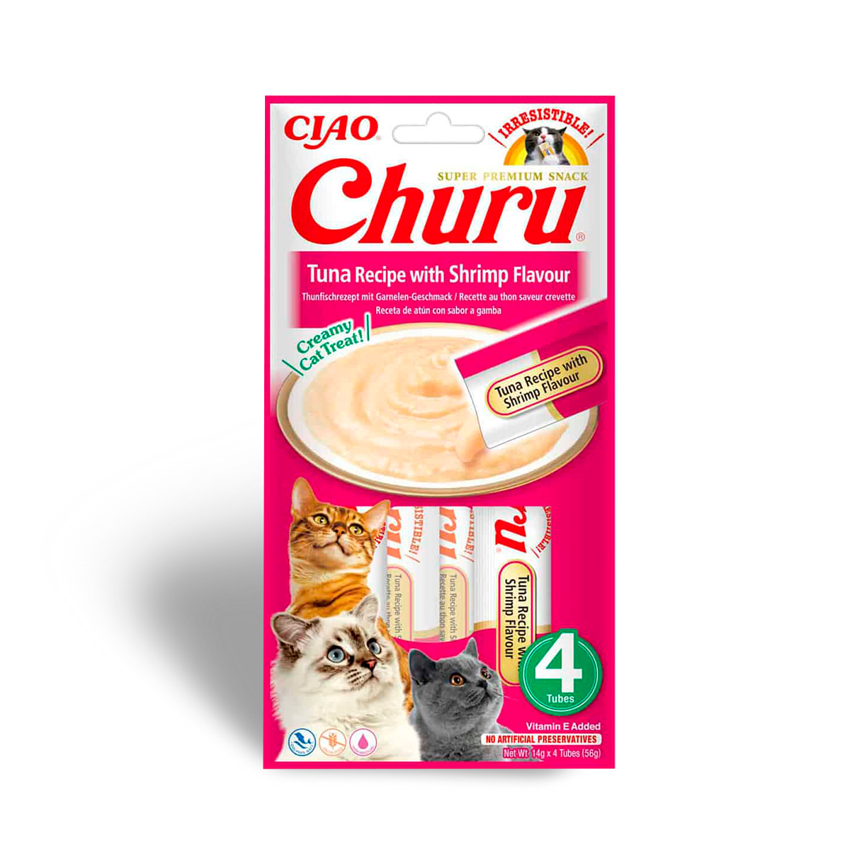 CHURU Cat Recipe Tuna with Prawns