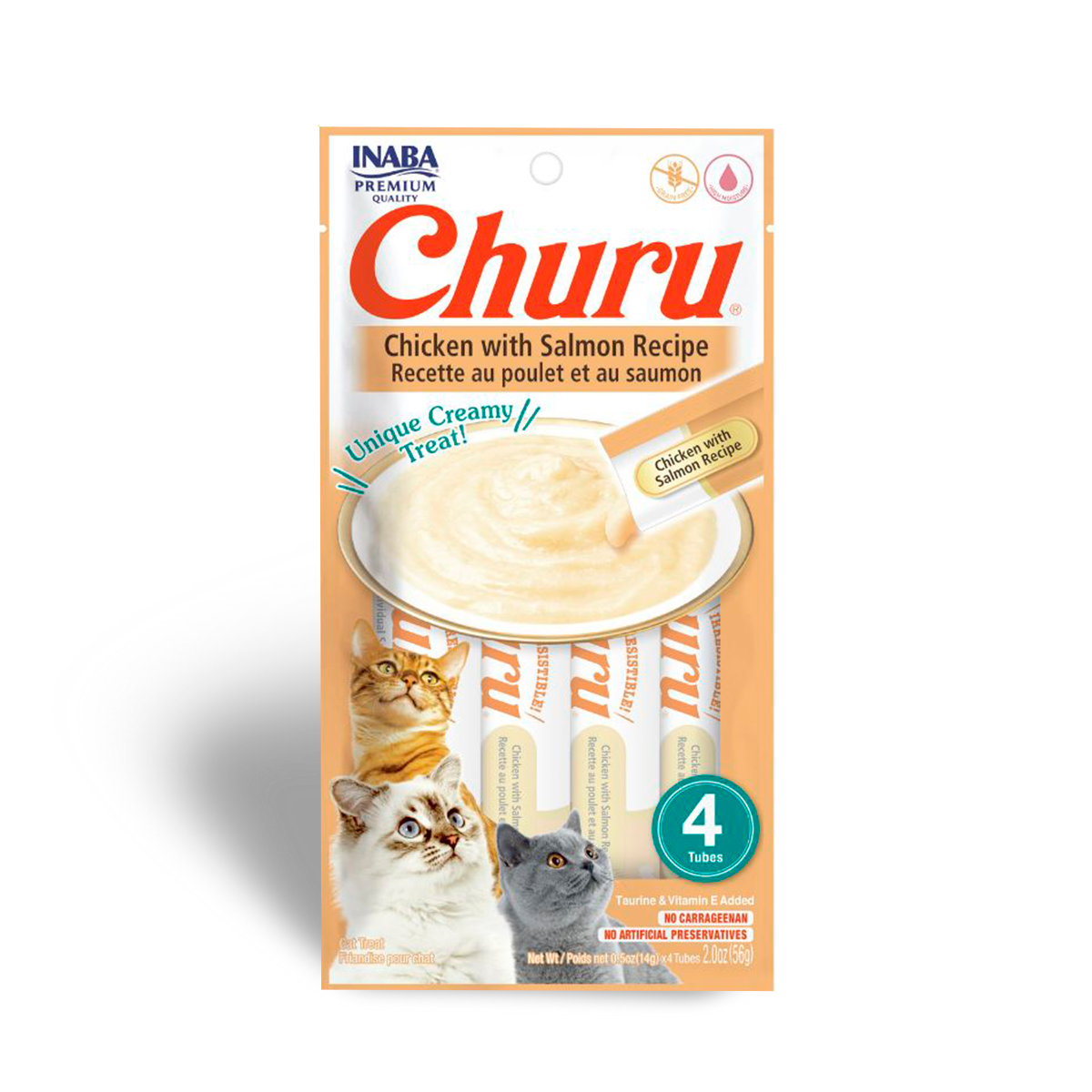 CHURU Cat Receta Pollo con Salmón