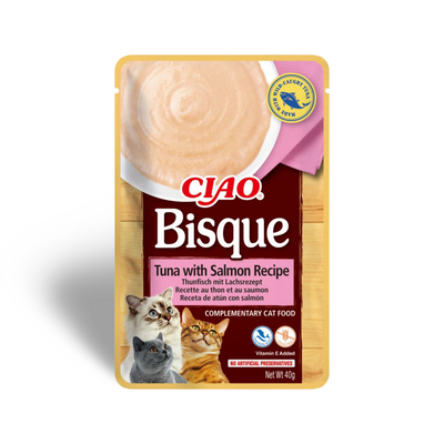 CHURU Cat Bisque Atún con Salmón