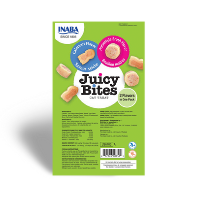 CHURU Cat Juicy Bites Calamar y Caldo Casero