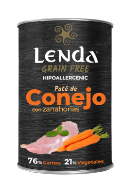Lenda Pate de Conejo con zanahorias
