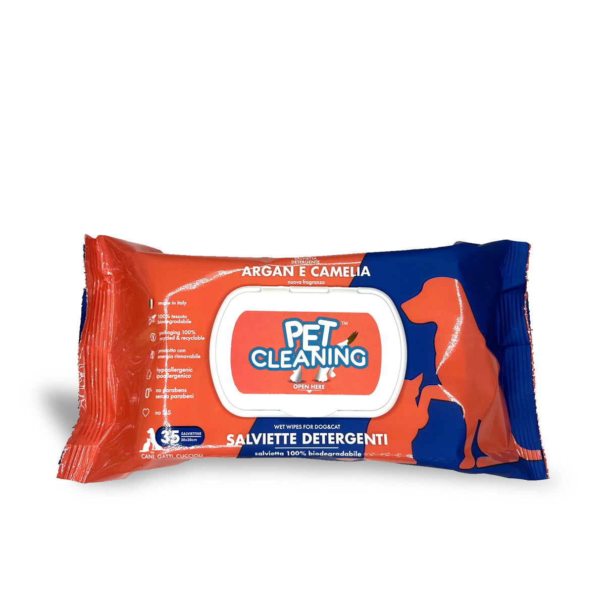 Petcleaning toallita biodegradable argán y camelia