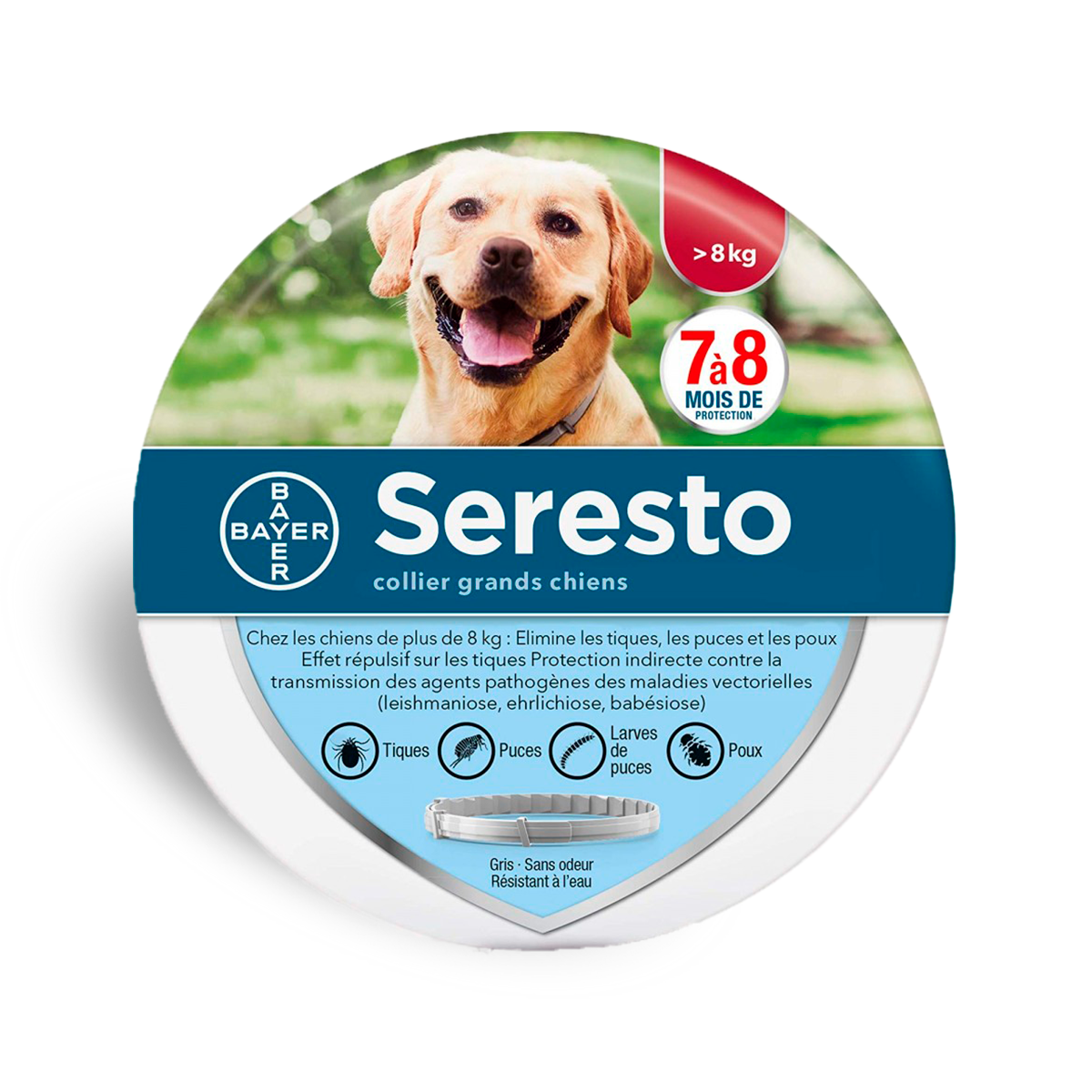 Seresto collar antiparasitario para perros