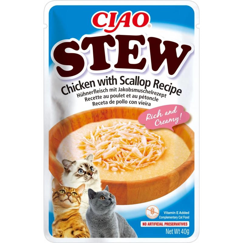 CHURU Cat Stew Chicken Stew with Scallop