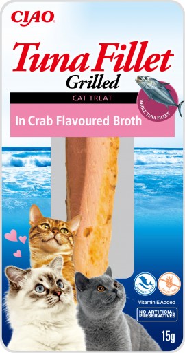 CHURU Cat Fillet - Atún en Caldo de Cangrejo