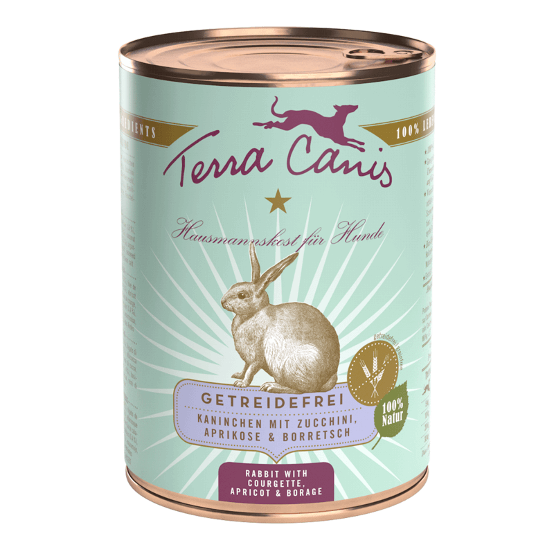 Terra Canis Grain Free Conejo con Calabacín, Albaricoque y Borraja