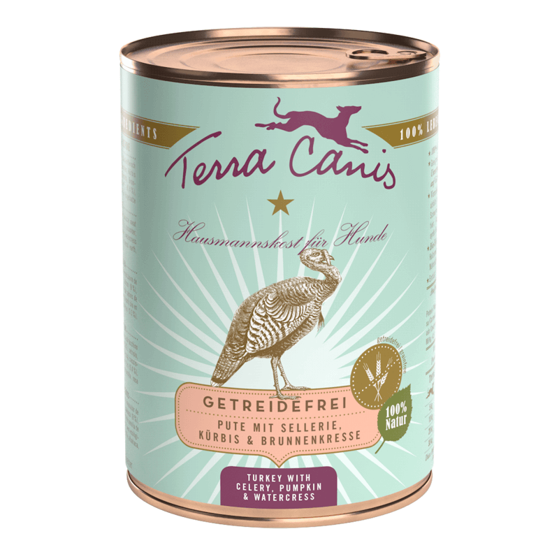 Terra Canis Grain Free Pavo con Apio, Calabaza y Berro