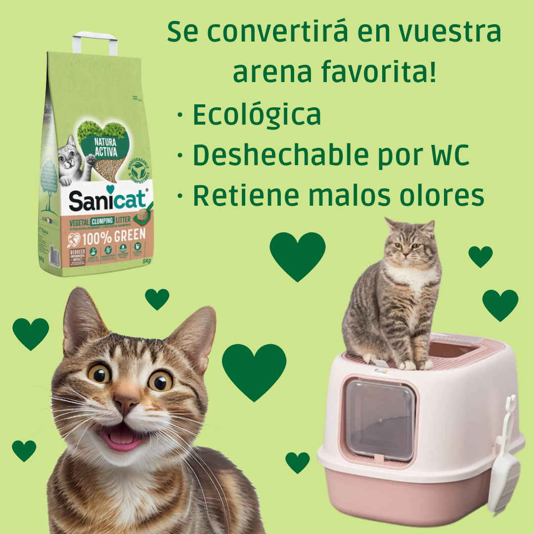 Sanicat Green arena compostable ecológica 5kg