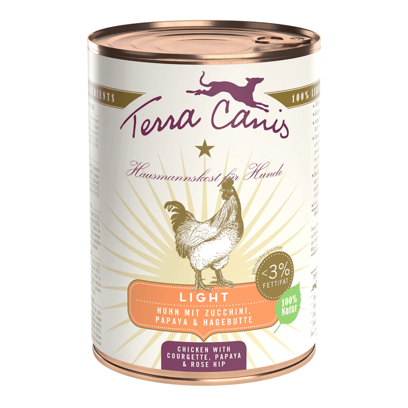 Terra Canis Light Buey con Calabacín, Papaya y Escaramujo