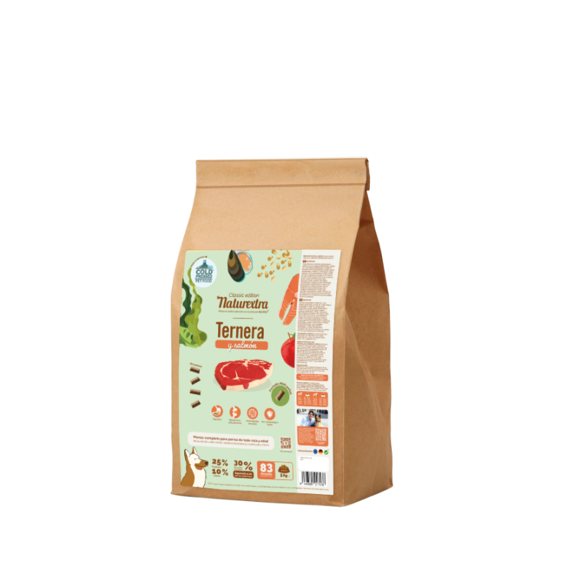 Naturextra Ternera con Salmon Mini