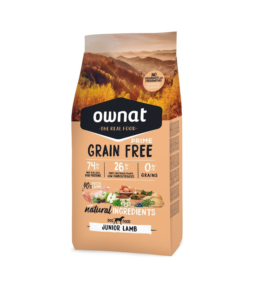 Ownat Dog Prime Grain Free Junior Lamb