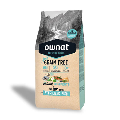 Ownat Cat Just Grain Free Sterilized Fish