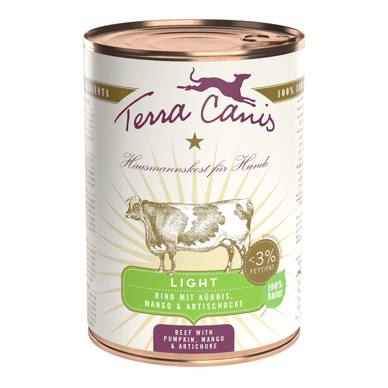 Terra Canis Light Buey con Calabaza, Mango y Alcachofa