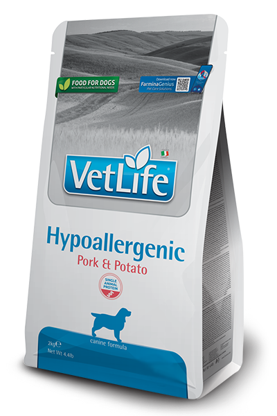VET LIFE DOG HYPOALLERGENIC PORK - 12Kg