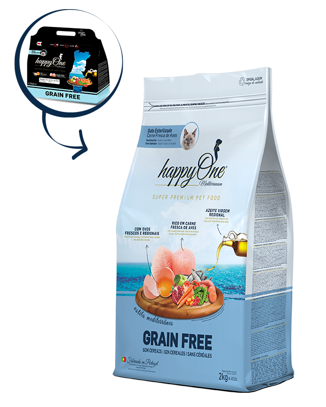Happy One Mediterraneum Gato Esterilizado Carne Fresca