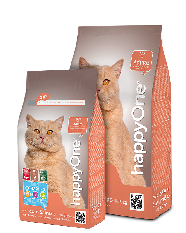 Happy One Adult Cat - Salmon - 10Kg