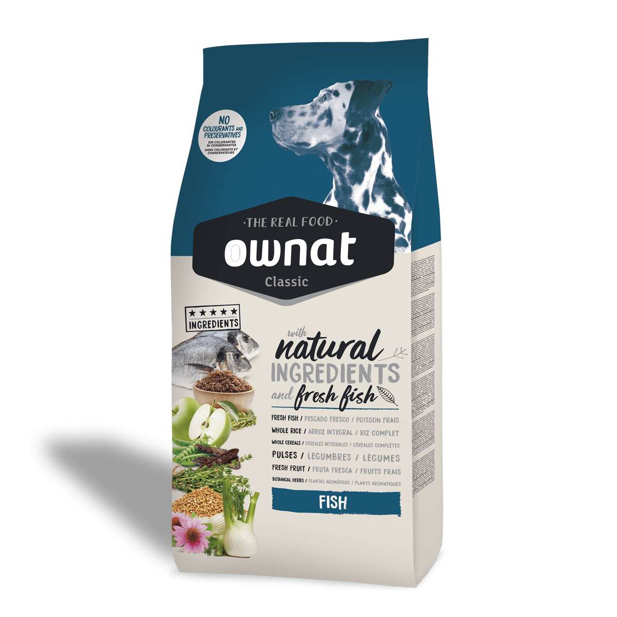 ownat classic fish 20 kg para perros