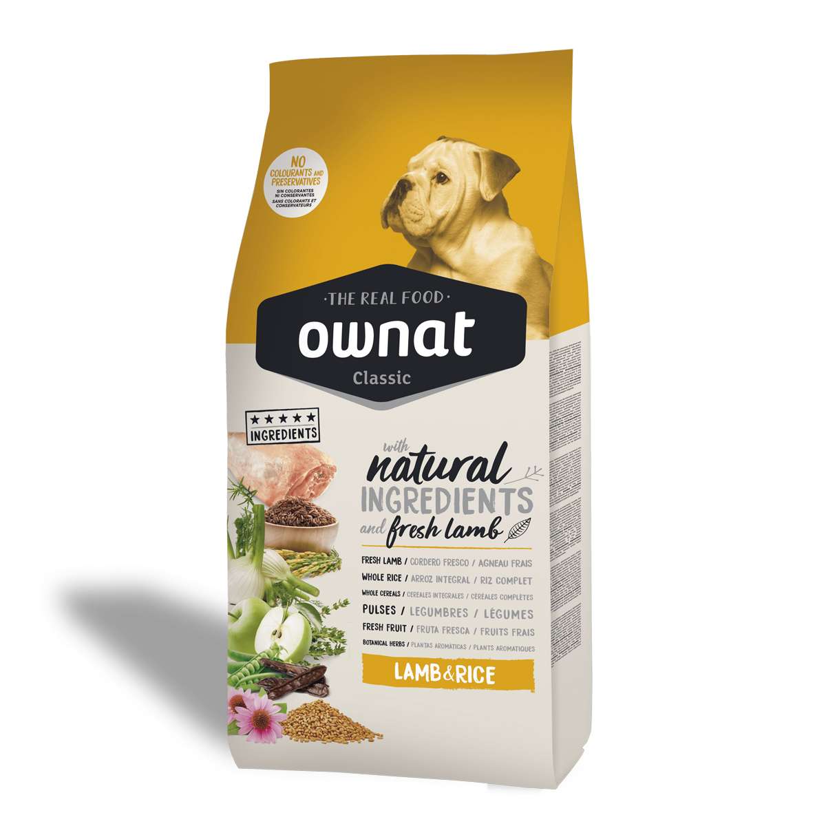 ownat classic lamb 20 kg para perros