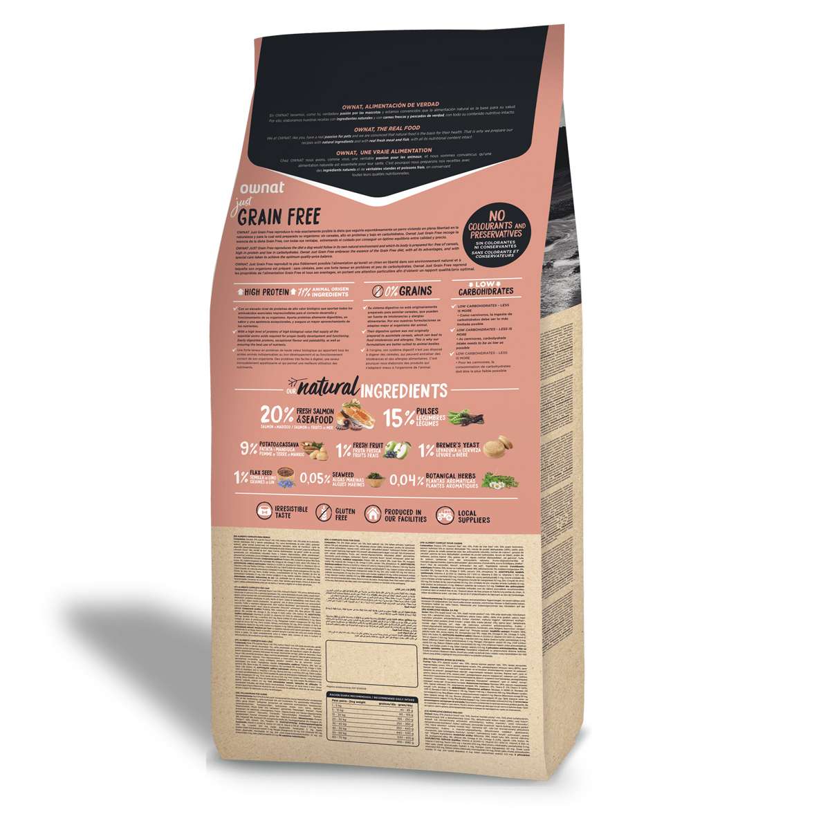 Ownat Dog Just Grain Free Salmon & Seafood