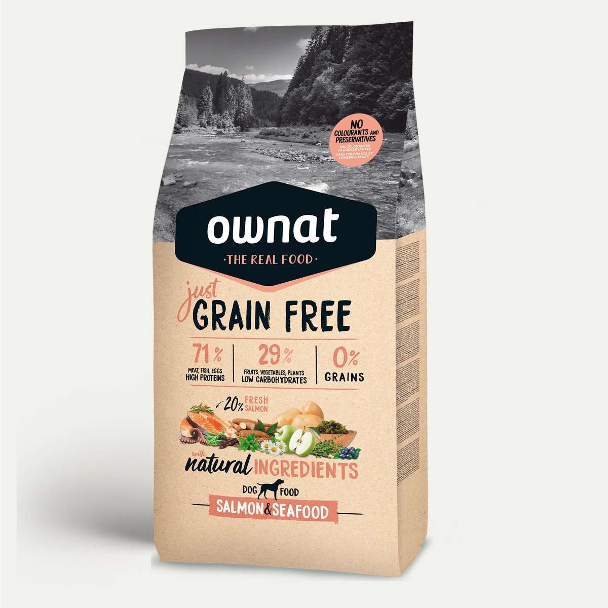 Ownat Dog Just Grain Free Salmon & Seafood