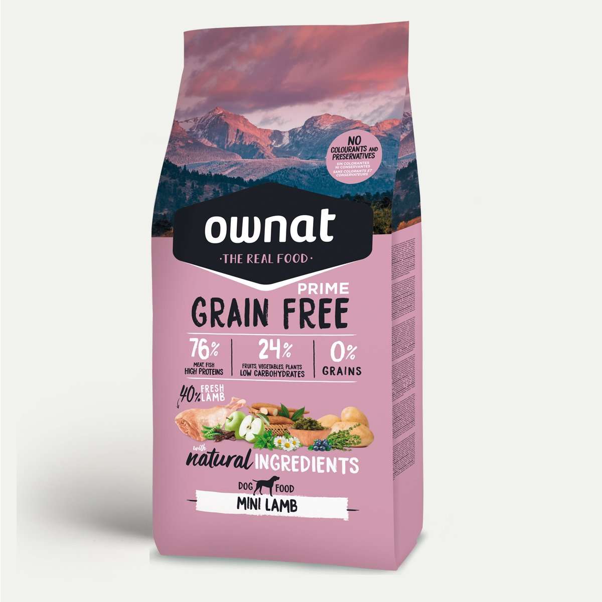 Ownat Dog Prime Grain Free Mini Lamb